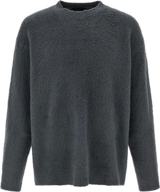 Roberto Collina Heren, Truien, Grijs, Maat: XL Katoen