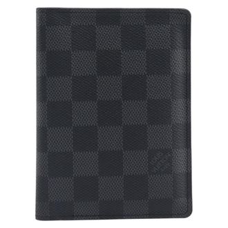 Louis Vuitton Passport Cover Damier Graphite Gray Canvas Briefcase Bag (Pre-Owned)