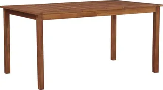 vidaXL Tavolo Da Giardino 150x90x74 Cm In Massello Di Acacia - Vidaxl