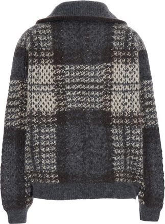 Brunello Cucinelli Womens Jacket Multicolour Wool Blend Coat