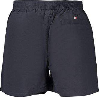 Tommy Hilfiger Striped Polyester Swim Shorts - Blue