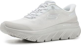 Skechers Go Walk Max Cushioning Hyper Burst Zoltar Hands Free Slip-in Mens Walking Shoes White/Gray : 10.5 D - Medium, Textile