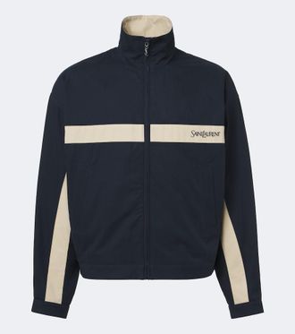 Saint Laurent Giacca blouson in cotone