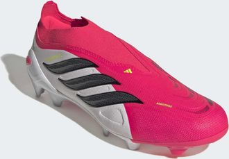 adidas Fussballschuh ADIDAS PERFORMANCE PREDATOR LEAGUE, FESTE B&Ouml;DEN, OHNE SCHN&Uuml;RUNG, Gr. 42,5, lucid rot, core schwarz, cloud wei&szlig;, Synthetik, Textil, Schuh