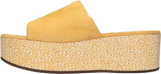 Chie Mihara Met Hak - Dames - Sleehakken - Geel - 40 EU - Leer - Schoenen