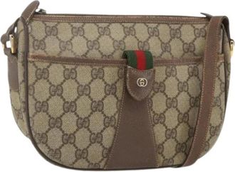 Gucci Pre-owned Cross Body Bags, female, Beige, Size: ONE SIZE Pre-owned Cross Body Bag