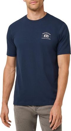 Travis Mathew Duty Free Graphic T-Shirt in Total Eclipse at Nordstrom, Size Xx-Large
