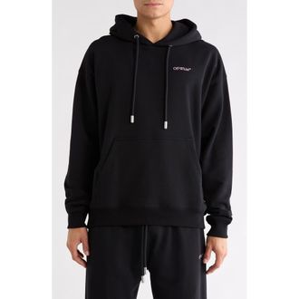 Off-white Vanish Arrow Skate Graphic Hoodie in Black-Chalk Pink at Nordstrom Rack, Size X-Large