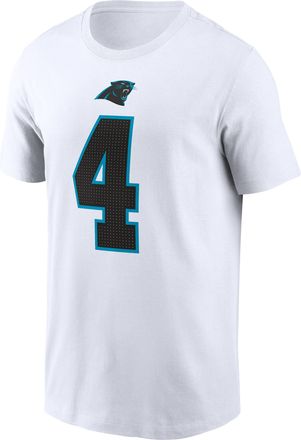 Nike Tetairoa McMillan Carolina Panthers Nike Mens NFL T-Shirt in White | N19910A9DF-RR4
