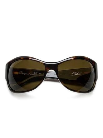 Chimi Eyewear Lilah zonnebril met ovalen montuur - Bruin