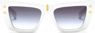 Balmain B - Eye Oversized Square Frame Sunglasses