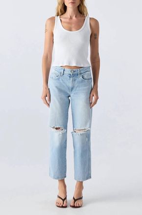 Amo Billie Cropped Jeans In Sunburn