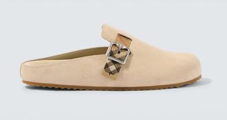 Burberry Urchin suede clogs