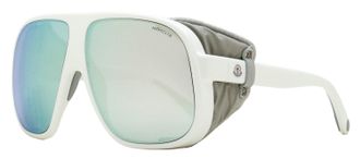 Moncler Unisex Diffractor Apres Ski Sunglasses ML0206 24C White 66mm