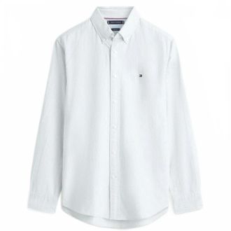 Tommy Hilfiger Camicia Heritage Oxford a righe - - Shirts - Uomo - Bianco - M