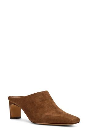 Steve Madden Jamason Leather Heeled Mule in Light Brown Suede at Nordstrom, Size 5.5