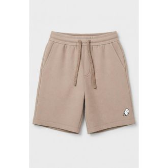 Dalix Mens Ghost Relaxed Fleece Sweat Elastic Shorts in Tan at Nordstrom, Size Xx-Large