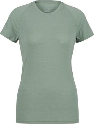 Stoic MerinoMesh150 SadjemSt. S/S Merinoshirt f&uuml;r Damen | gr&uuml;n/t&uuml;rkis