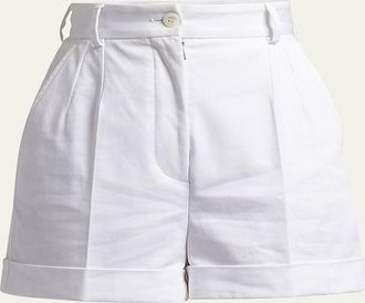 Dolce & Gabbana High-Rise Gabardine Shorts