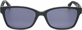 Anna Sui Ladies Black Rectangular Sunglasses AS 5094A