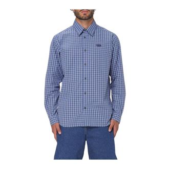 Diesel Cotton Blend Classic Collar Long Sleeves Button Through Plaid Shirt