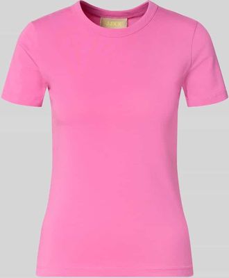 Jack & Jones T-Shirt mit Rundhalsausschnitt Modell GIGI in Pink, Gr&ouml;&szlig;e XL