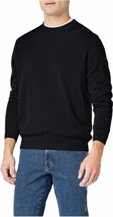 Maerz Ronde hals gebreid - Heren - Truien - Blauw - Maat: XL
