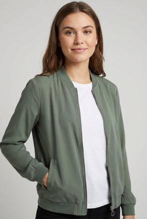 Vero Moda Kurzjacke VERO MODA VMCONNY, leichte Jacke f&uuml;r den &Uuml;bergang, Damen, Gr. XL, laurel wreath, Web, Obermaterial: 96% Polyester, 4% Elasthan, unifarben, n