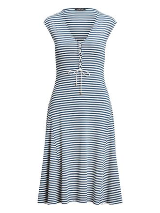 Lauren Ralph Lauren Gestreepte jurk - Blauw