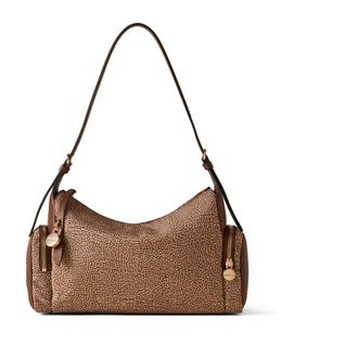 Borbonese Shoulder Bags, female, Brown, Size: ONE SIZE Borbonese Bags.. Brown