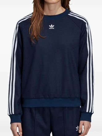 adidas Originals Trefoil sweatshirt - women - Wool/Polyester - L - Blue