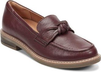 Earth Jade Knot Detail Loafer in Dark Red at Nordstrom, Size 6.5