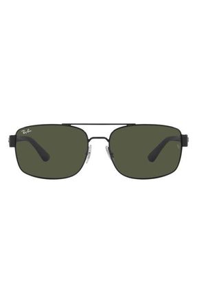 Ray-Ban 61mm Pillow Sunglasses in Black at Nordstrom