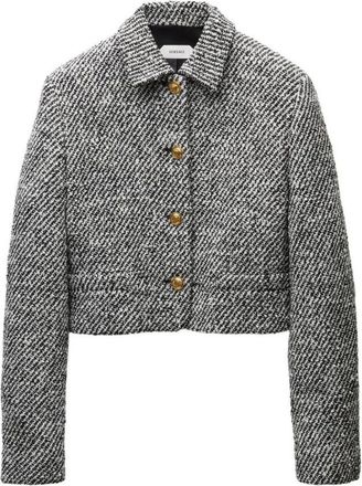 Versace Chaqueta Blus&oacute;n de Lana Boucl&eacute; - Jackets - Mujer - Multicolor - M