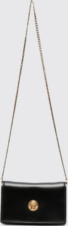Versace Mini Crossbody Bag in Smooth Lambskin with Medusa Plaque