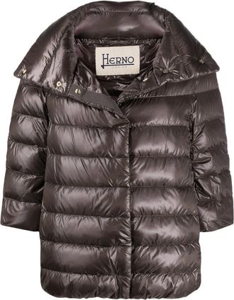 Herno Brown Puffer Jacket
