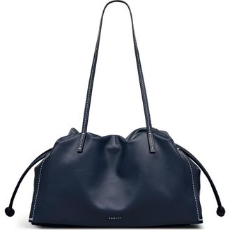 Radley London The Roxburgh Large Drawstring Shoulder Bag in Naval at Nordstrom