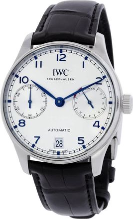 IWC Portugieser Automatic Silver Dial Mens Watch IW500705