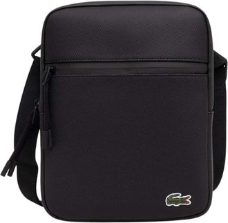 Lacoste Messenger Bag - unisex - Schoudertassen - Zwart - ONE Size - Tassen