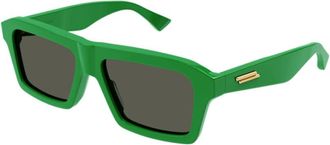 Bottega Veneta Mens Black Rectangular Sunglasses BV1213S 003