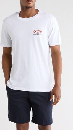 Billabong Wave Cotton Graphic T-Shirt in White at Nordstrom Rack, Size Medium