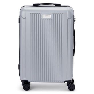 Andrew Marc Lotus Upright Suitcase in Silver at Nordstrom