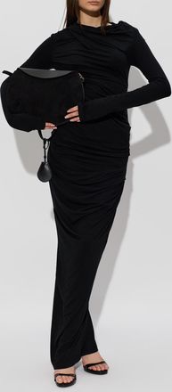 Entire studios Draped Top, Womens, Black