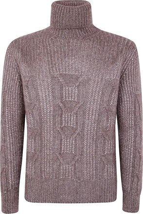 Ermenegildo Zegna Cashmere And Silk Ribbed Turtleneck