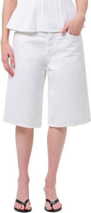 A Gold E Ramona Denim Shorts in Marshmallow Clean White at Nordstrom, Size 23