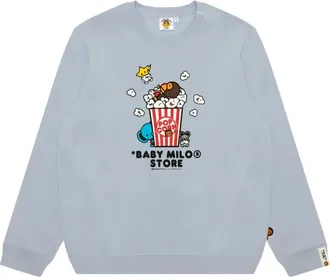 Bapy by A Bathing Ape Felpa con stampa - Blu