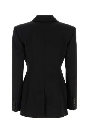 Givenchy Womens Black Wool Blazer Giacche E Gilet