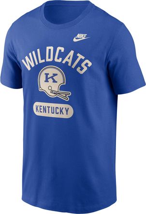 Nike Kentucky Legacy Arch Helmet Nike Mens College T-Shirt in Blue | N1994EVUKV-FMQ