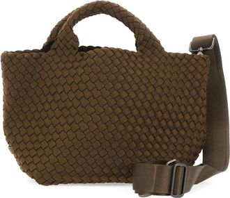 Naghedi Geweven shopper met handgreep - Bruin