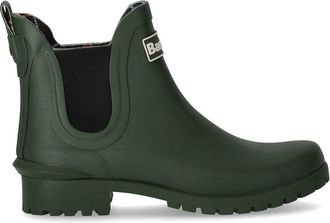 Barbour Wilton Olive Green Chelsea Boot
